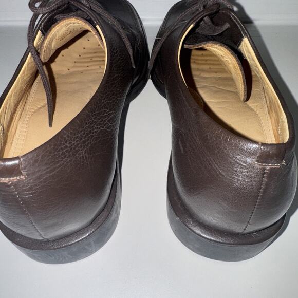 SANDRO MOSCOLONI Brown Size 10.5 Vineyard 3060 Split Toe Leather Shoes Brazil main image 4